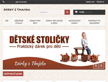 Tablet Screenshot of darkyzthajska.cz